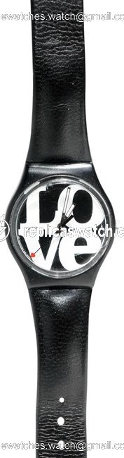 Swatch Black Enigmatic Love Watch Swatch Black Enigmatic Love Watch