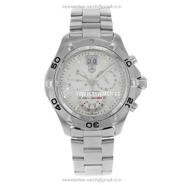 TAG Heuer Silver Aquaracer Caf101b.ba0821 (10540) Watch TAG Heuer Silver Aquaracer Caf101b.ba0821 (10540) Watch