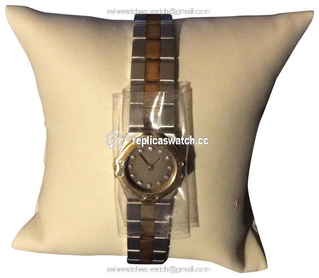 Chopard Gold New/ Old Stock Ladys Stainless Steel & Diamond Watch Chopard Gold New/ Old Stock Ladys Stainless Steel & Diamond Watch