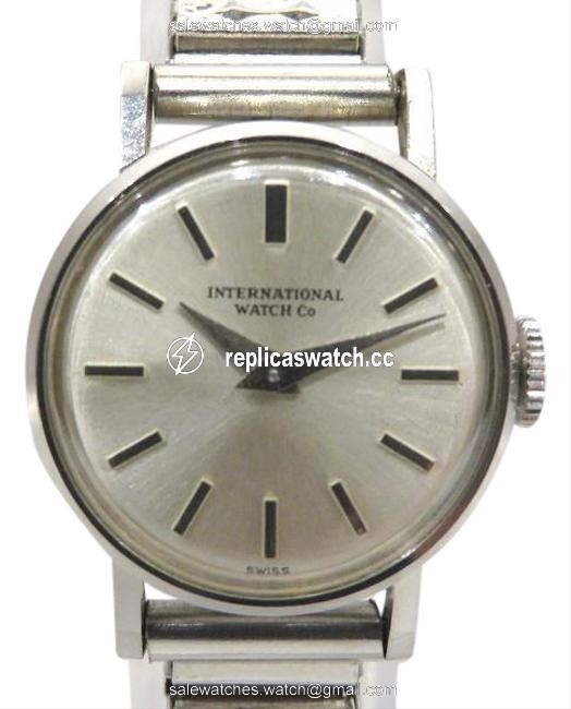 IWC Manual Winding Silver Dial Ladies Watch IWC Manual Winding Silver Dial Ladies Watch