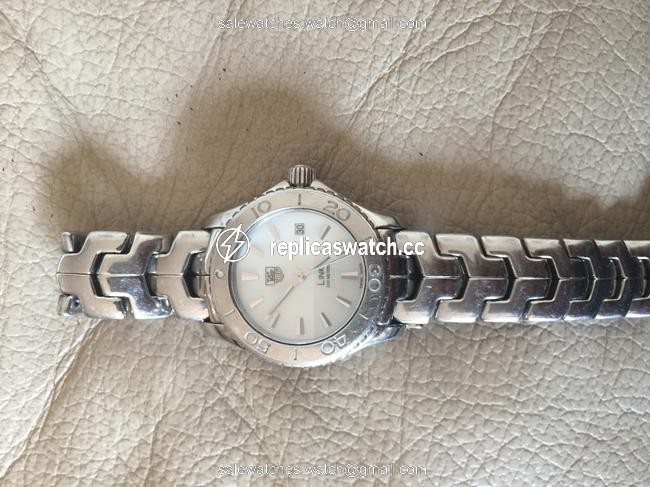 TAG Heuer White Stainless Steel Ladies Watch TAG Heuer White Stainless Steel Ladies Watch