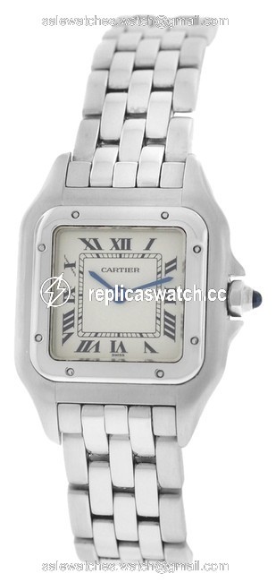 Cartier Panthere Stainless Steel 1320 22mm Quartz Watch Cartier Panthere Stainless Steel 1320 22mm Quartz Watch