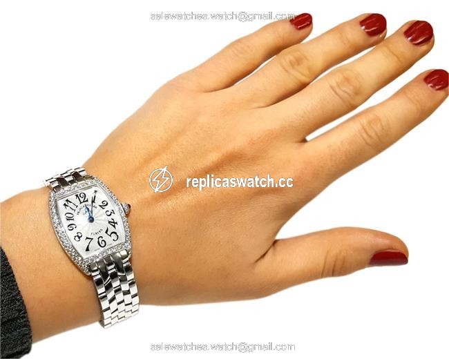Franck Muller Curvex Ladies Diamond Bezel Stainless Steel 1752 Qz D Watch Franck Muller Curvex Ladies Diamond Bezel Stainless Steel 1752 Qz D Watch