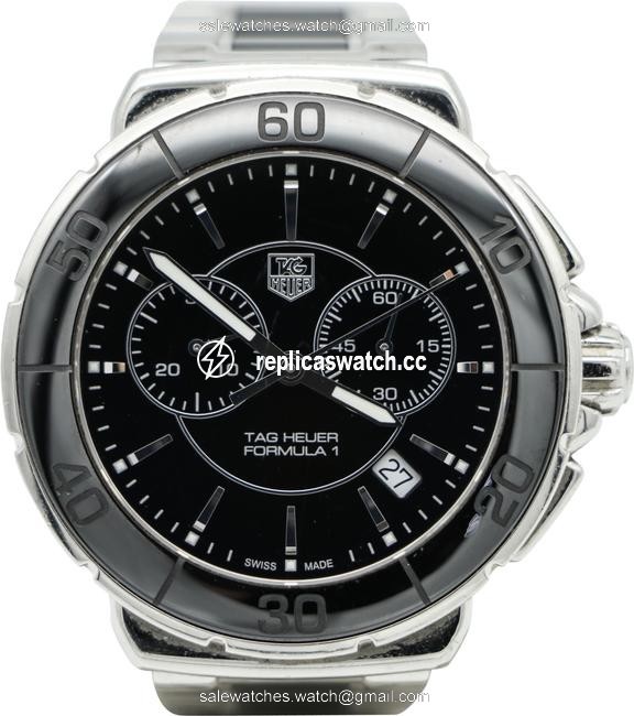 TAG Heuer Black/ Steel 41mm Formula 1 Cah1210.ba0862 Watch TAG Heuer Black/ Steel 41mm Formula 1 Cah1210.ba0862 Watch