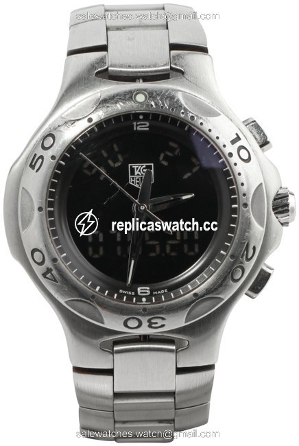 TAG Heuer Black/Steel Vintage Kirium Formula 1 Digital Cl111a.ba0700 Watch TAG Heuer Black/Steel Vintage Kirium Formula 1 Digital Cl111a.ba0700 Watch