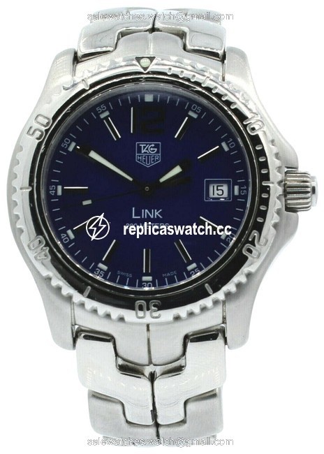 TAG Heuer Blue Men Link 200 Ref: Wt1113-0 Stainless Steel Watch TAG Heuer Blue Men Link 200 Ref: Wt1113-0 Stainless Steel Watch