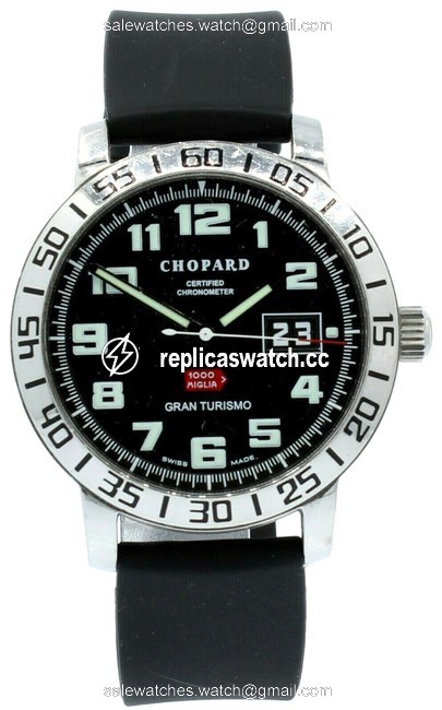 Chopard Black Mille Milgia Gran Turismo Ref: 8955 Dial 40mm Watch Chopard Black Mille Milgia Gran Turismo Ref: 8955 Dial 40mm Watch