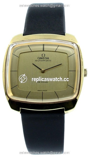 Omega Gold Vintage Deville Plated Steel 36mm Mens Ref Watch Omega Gold Vintage Deville Plated Steel 36mm Mens Ref Watch