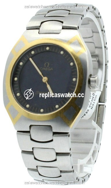 Omega Black Seamaster Polaris Multifunction Stainless Steel 18k Quartz Mens Watch Omega Black Seamaster Polaris Multifunction Stainless Steel 18k Quartz Mens Watch