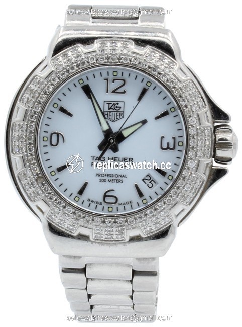 TAG Heuer Formula 1 Professional 200 Meters Wac1215 Diamond Watch TAG Heuer Formula 1 Professional 200 Meters Wac1215 Diamond Watch