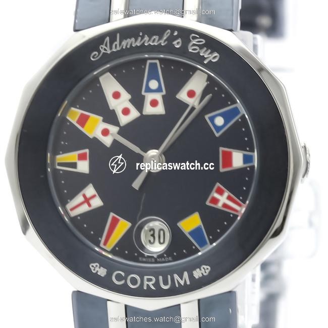 Corum Admirals Cup Quartz Stainless Steel Womens Dress 39.610.30 Watch Corum Admirals Cup Quartz Stainless Steel Womens Dress 39.610.30 Watch