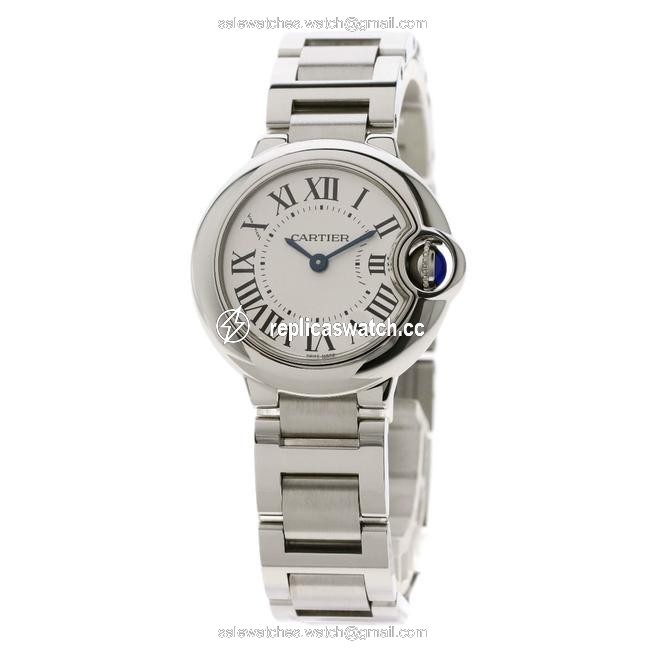 Cartier W69010z4 Baron Blue Sm 28mm Stainless Steel Ss Ladies Watch Cartier W69010z4 Baron Blue Sm 28mm Stainless Steel Ss Ladies Watch