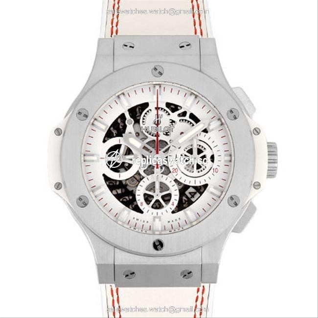 Hublot Big Bang Aerovan All White Chronograph Back Skelton Mens Self-winding Ceramic Titanium Stainless To Watch Hublot Big Bang Aerovan All White Chronograph Back Skelton Mens Self-winding Ceramic Titanium Stainless To Watch
