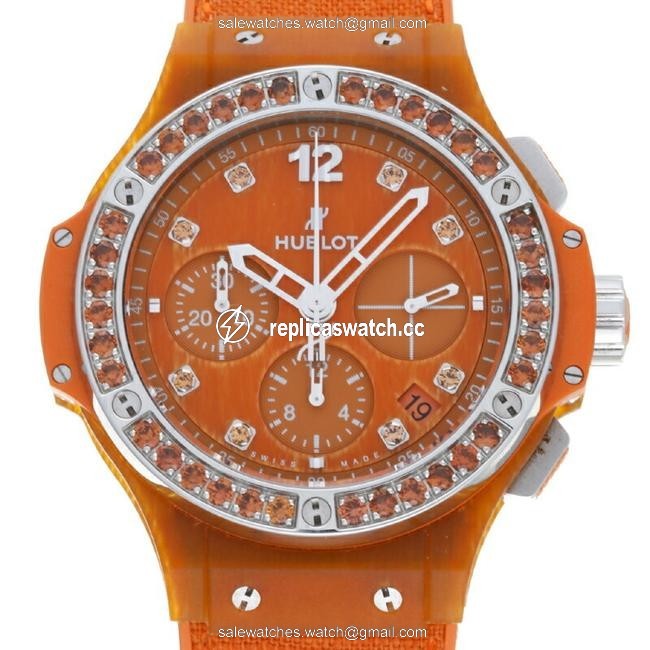 Hublot Big Bang Tutti Frutti Linen Papaya Sapphire World Limited 200 Mens 341.xo.2770.nr.1206 Stainless Steel Watch Hublot Big Bang Tutti Frutti Linen Papaya Sapphire World Limited 200 Mens 341.xo.2770.nr.1206 Stainless Steel Watch