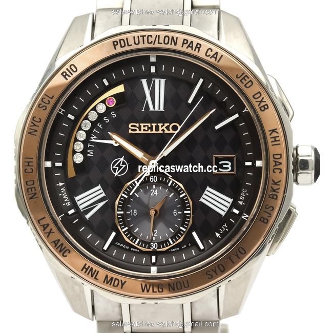 Seiko Solar Brightz Titanium Mens Sports Saga188(8b54-0bh0) Watch Seiko Solar Brightz Titanium Mens Sports Saga188(8b54-0bh0) Watch