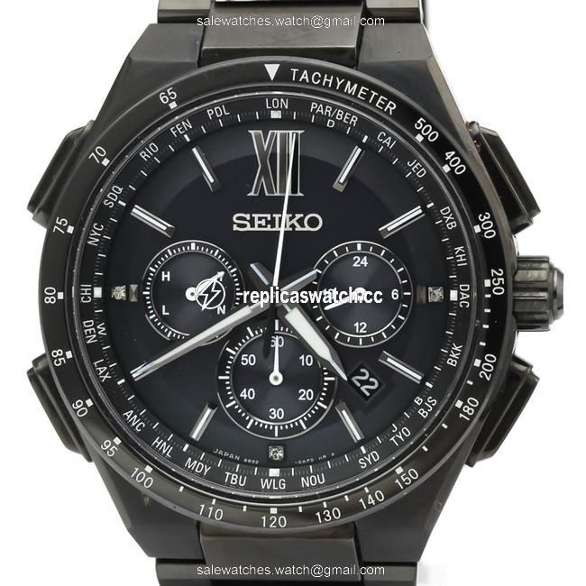 Seiko Solar Brightz Stainless Steel Mens Sports Saga207(8b92-0ae0) Watch Seiko Solar Brightz Stainless Steel Mens Sports Saga207(8b92-0ae0) Watch