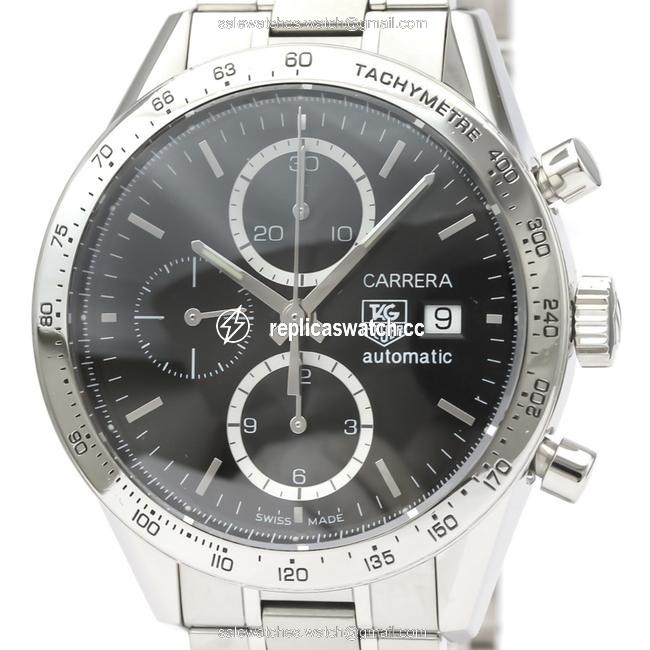 TAG Heuer Carrera Stainless Steel Mens Sports Cv2016 Watch TAG Heuer Carrera Stainless Steel Mens Sports Cv2016 Watch