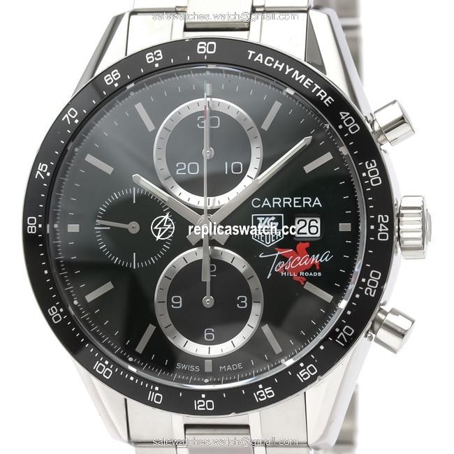 TAG Heuer Carrera Stainless Steel Mens Sports Cv201q Watch TAG Heuer Carrera Stainless Steel Mens Sports Cv201q Watch
