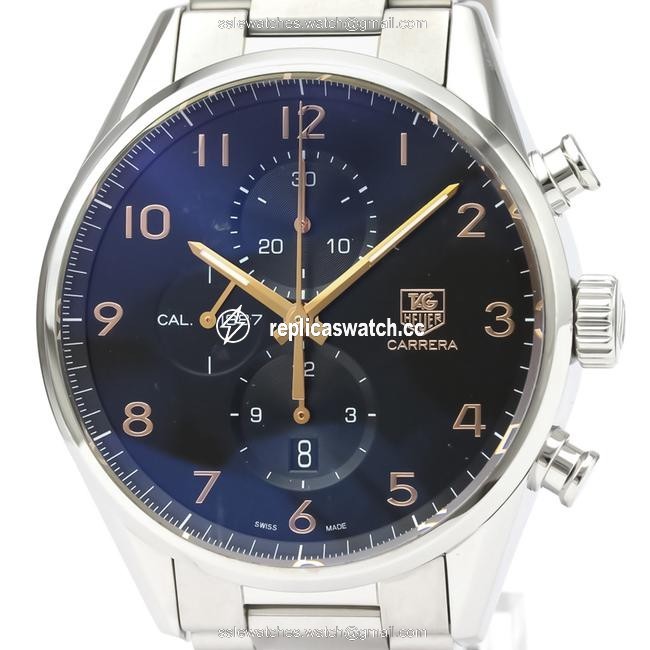 TAG Heuer Polished Carrera Calibre 1887 Chronograph Steel Mens Car2014 Watch TAG Heuer Polished Carrera Calibre 1887 Chronograph Steel Mens Car2014 Watch