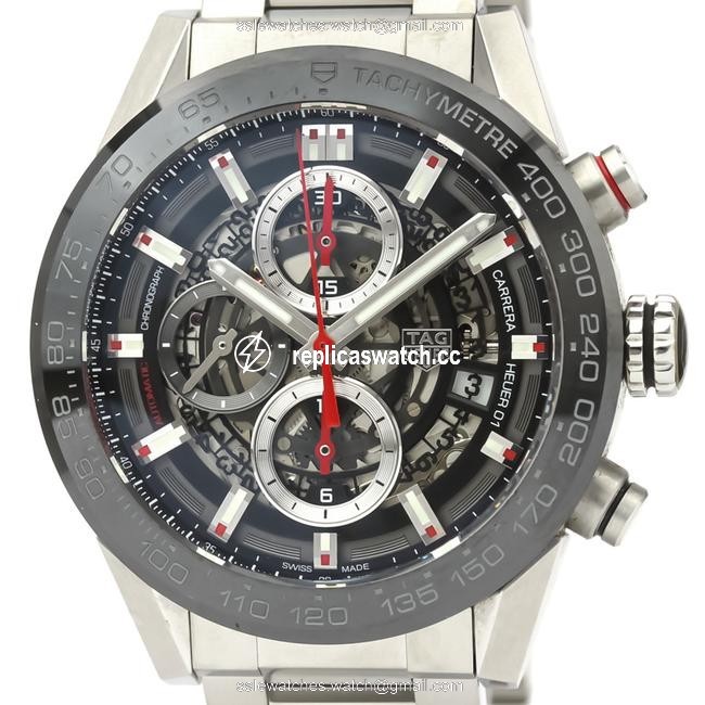 TAG Heuer Carrera Stainless Steel Mens Sports Car201v Watch TAG Heuer Carrera Stainless Steel Mens Sports Car201v Watch