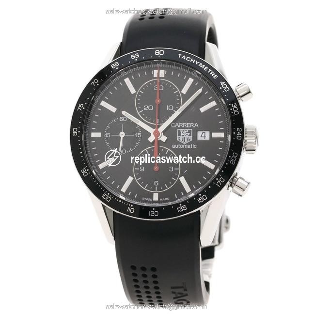 TAG Heuer Cv2014-2 Carrera Stainless Steel Rubber Men Watch TAG Heuer Cv2014-2 Carrera Stainless Steel Rubber Men Watch