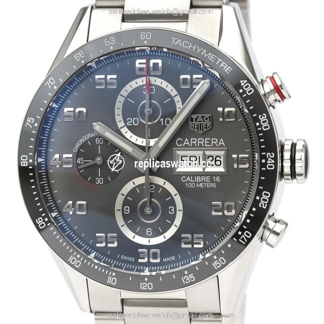 TAG Heuer Carrera Ceramic Stainless Steel Mens Sports Cv2a1u Watch TAG Heuer Carrera Ceramic Stainless Steel Mens Sports Cv2a1u Watch