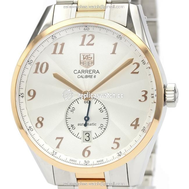 TAG Heuer Carrera Pink Gold (18k) Stainless Steel Mens Sports Was2151 Watch TAG Heuer Carrera Pink Gold (18k) Stainless Steel Mens Sports Was2151 Watch