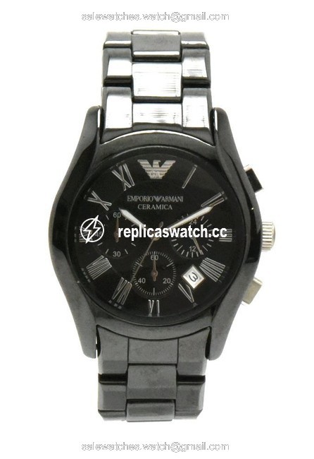 Emporio Armani Ceramica Chronograph Date Black Ceramic Quartz Mens Ar1406 Ar-1406 Ar 1406 Watch Emporio Armani Ceramica Chronograph Date Black Ceramic Quartz Mens Ar1406 Ar-1406 Ar 1406 Watch