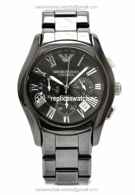 Emporio Armani Ceramica Chronograph Date Black Ceramic Quartz Mens Ar1400 Ar-1400 Ar 1400 Watch Emporio Armani Ceramica Chronograph Date Black Ceramic Quartz Mens Ar1400 Ar-1400 Ar 1400 Watch