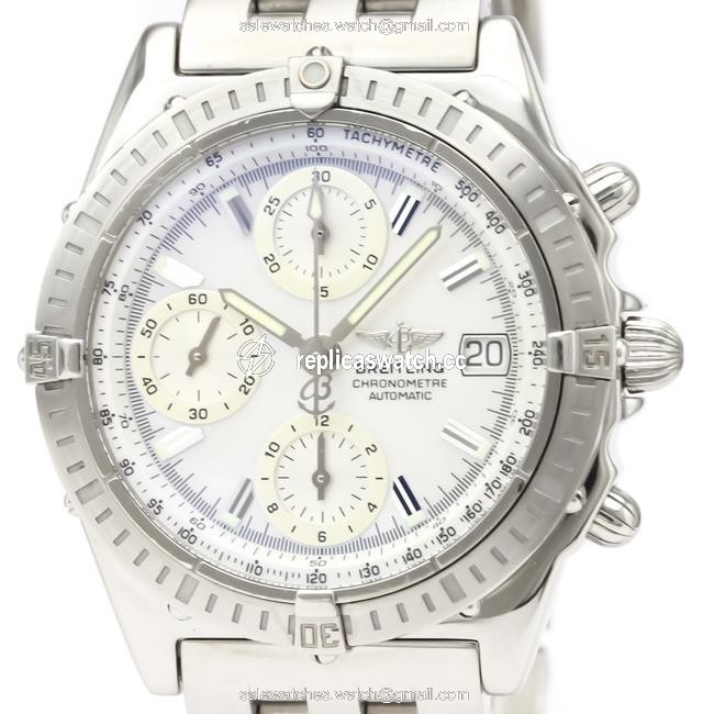 Breitling Chronomat Mop Dial Steel A13352 Watch Breitling Chronomat Mop Dial Steel A13352 Watch