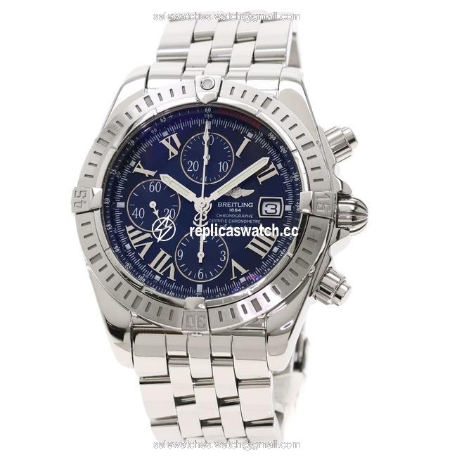 Breitling A13356 Chronomat Evolution Stainless Steel Mens Watch Breitling A13356 Chronomat Evolution Stainless Steel Mens Watch