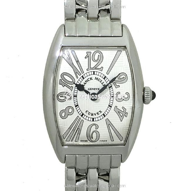 Franck Muller Tono Carbex Relief Ensemble Ladies 1752qz Rel V-r Oac Stainless Steel Silver Arabian Dial Watch Franck Muller Tono Carbex Relief Ensemble Ladies 1752qz Rel V-r Oac Stainless Steel Silver Arabian Dial Watch
