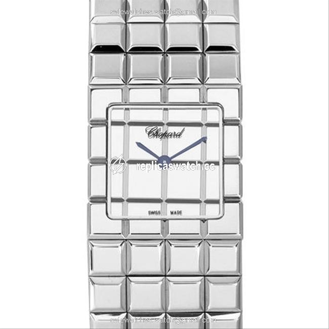 Chopard Ice Cube Ladies Quartz Silver Dial 11 8898 Watch Chopard Ice Cube Ladies Quartz Silver Dial 11 8898 Watch