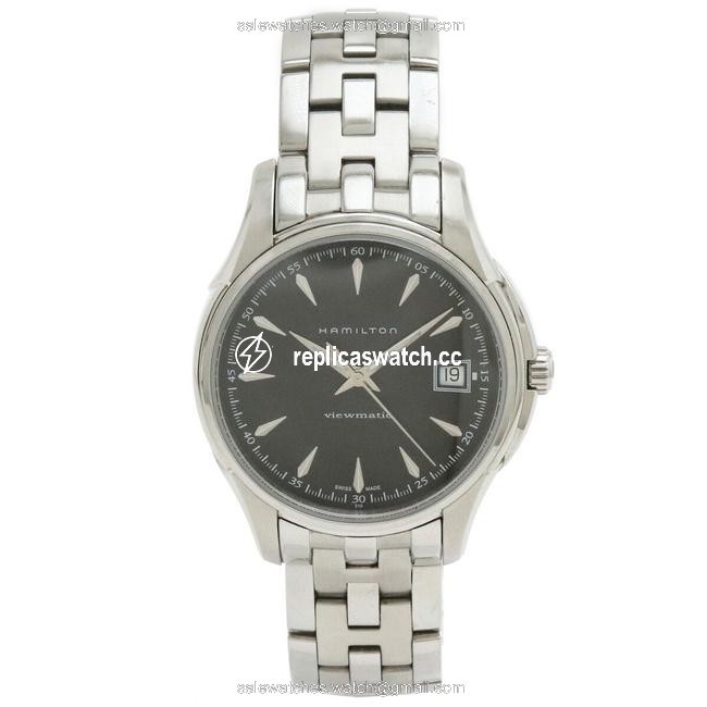 Hamilton Jazzmaster Beaumatic Date Black Dial Stainless Steel See-through Back Mens H324550 Watch Hamilton Jazzmaster Beaumatic Date Black Dial Stainless Steel See-through Back Mens H324550 Watch