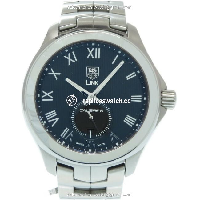 TAG Heuer Self-winding Link Caliber 6 Wat2114 Stainless Steel Black Dial Mens Watch TAG Heuer Self-winding Link Caliber 6 Wat2114 Stainless Steel Black Dial Mens Watch