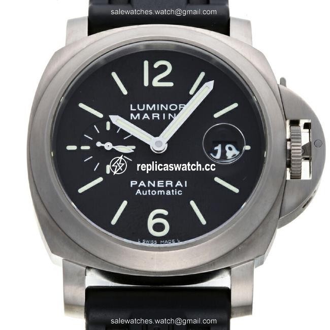 Panerai Officine Luminor Marina 44mm Mens Pam00240 Titanium Brown Arabian Dial Watch Panerai Officine Luminor Marina 44mm Mens Pam00240 Titanium Brown Arabian Dial Watch