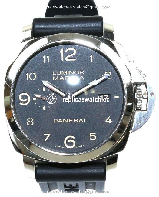 Panerai Luminor Marina 1950 3 Days Stainless Steel Leather Pam00359 Watch Panerai Luminor Marina 1950 3 Days Stainless Steel Leather Pam00359 Watch