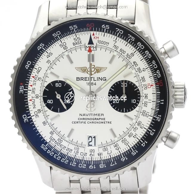 Breitling Navitimer Stainless Steel Mens Sports A23330 Watch Breitling Navitimer Stainless Steel Mens Sports A23330 Watch