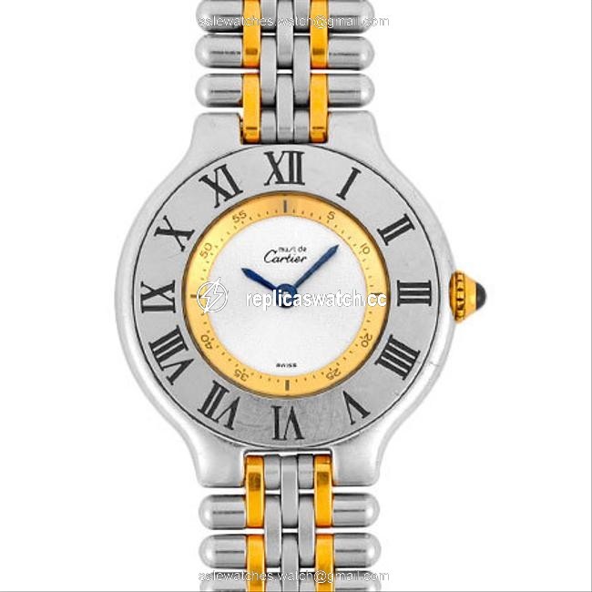Cartier Mast 21 Van Tian Stainless Steel Gp Ladies Quartz Silver Dial W10073f4 Watch Cartier Mast 21 Van Tian Stainless Steel Gp Ladies Quartz Silver Dial W10073f4 Watch