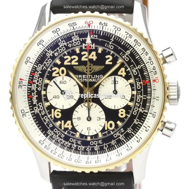 Breitling Navitimer Mechanical Stainless Steel Yellow Gold (18k) Mens Sports D12022 Watch Breitling Navitimer Mechanical Stainless Steel Yellow Gold (18k) Mens Sports D12022 Watch