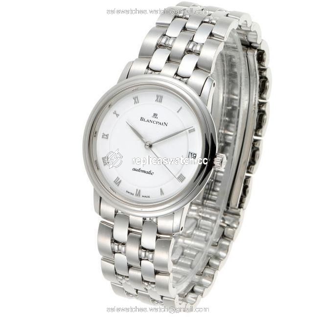 Blancpain Villeret Extra Slim 1195-1127-10 White Dial Stainless Steel Watch Blancpain Villeret Extra Slim 1195-1127-10 White Dial Stainless Steel Watch