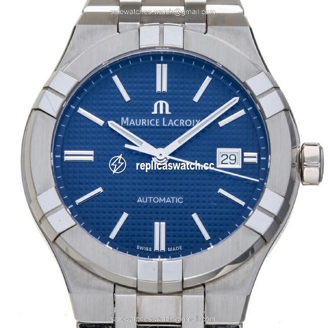 Maurice Lacroix Icon Mens Ai6008-ss002-430-1 Stainless Steel Blue Dial Watch Maurice Lacroix Icon Mens Ai6008-ss002-430-1 Stainless Steel Blue Dial Watch