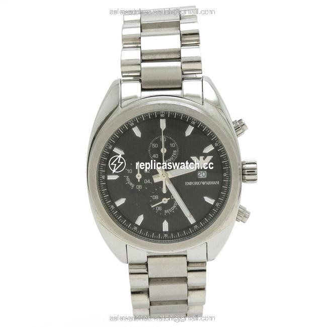 Emporio Armani Chronograph Black Dial Mens Quartz Ar-5957 Ar5957 Watch Emporio Armani Chronograph Black Dial Mens Quartz Ar-5957 Ar5957 Watch