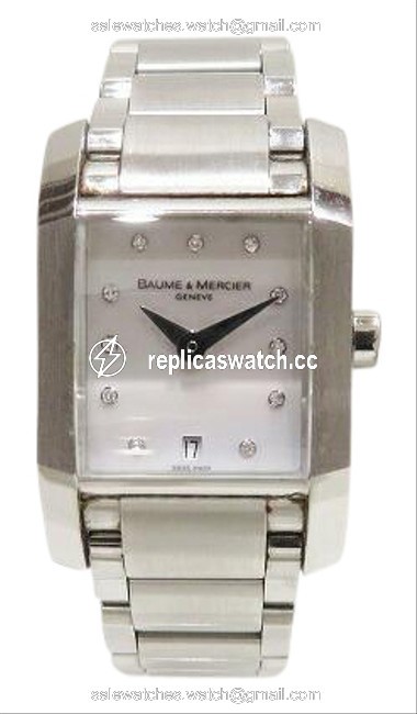 Baume & Mercier Diamant 11p Diamond M0a08573 Quartz Shell Dial Ladies Watch Baume & Mercier Diamant 11p Diamond M0a08573 Quartz Shell Dial Ladies Watch