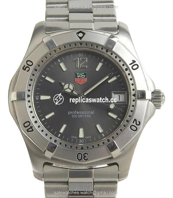 TAG Heuer Silver 2000 Classic Steel Quartz Mens Wk1115 Watch TAG Heuer Silver 2000 Classic Steel Quartz Mens Wk1115 Watch