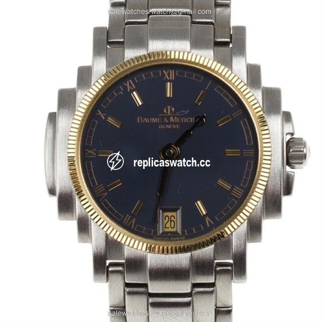 Baume & Mercier Grey Stainless Steel Shogun 5236.018.3 Womens Wristwatch 26 Mm Watch Baume & Mercier Grey Stainless Steel Shogun 5236.018.3 Womens Wristwatch 26 Mm Watch