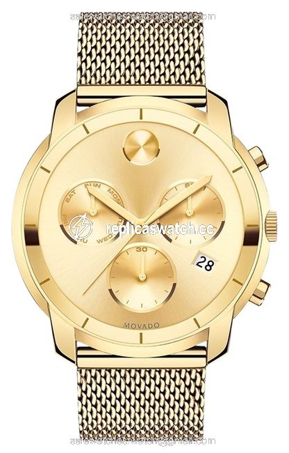 Movado Gold Chronograph Dial Mens 3600372 Watch Movado Gold Chronograph Dial Mens 3600372 Watch