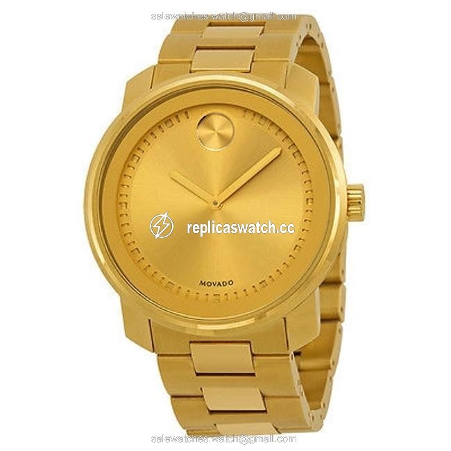 Movado Bold Champagne Dial Gold-tone Mens Watch Movado Bold Champagne Dial Gold-tone Mens Watch
