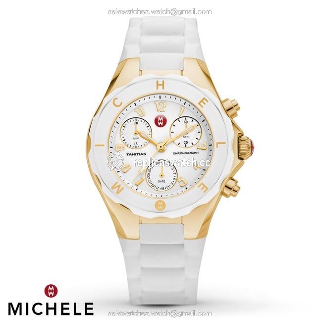 Michele Gold / White Jelly Bean / Mww12f000006 Watch Michele Gold / White Jelly Bean / Mww12f000006 Watch