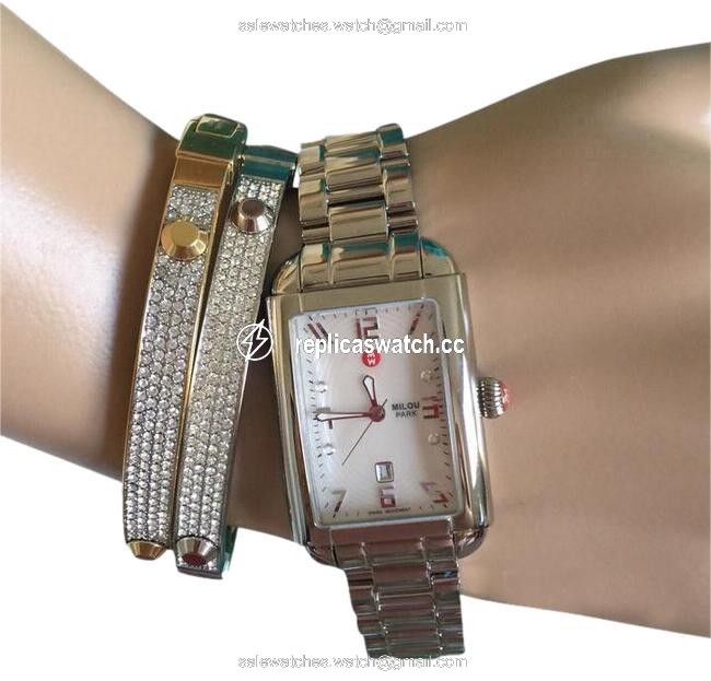 Michele Silver Milou Park Mother-of-pearl Womens Mww15c000044 Watch Michele Silver Milou Park Mother-of-pearl Womens Mww15c000044 Watch